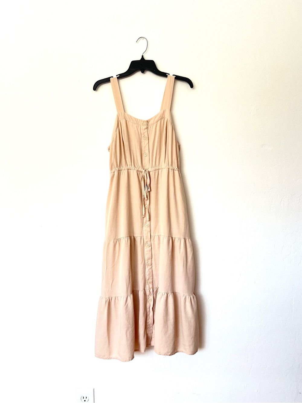 Lucky Brand Boho Tiered Midi Dress